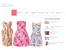 Tablet Screenshot of fashioncontrast.com